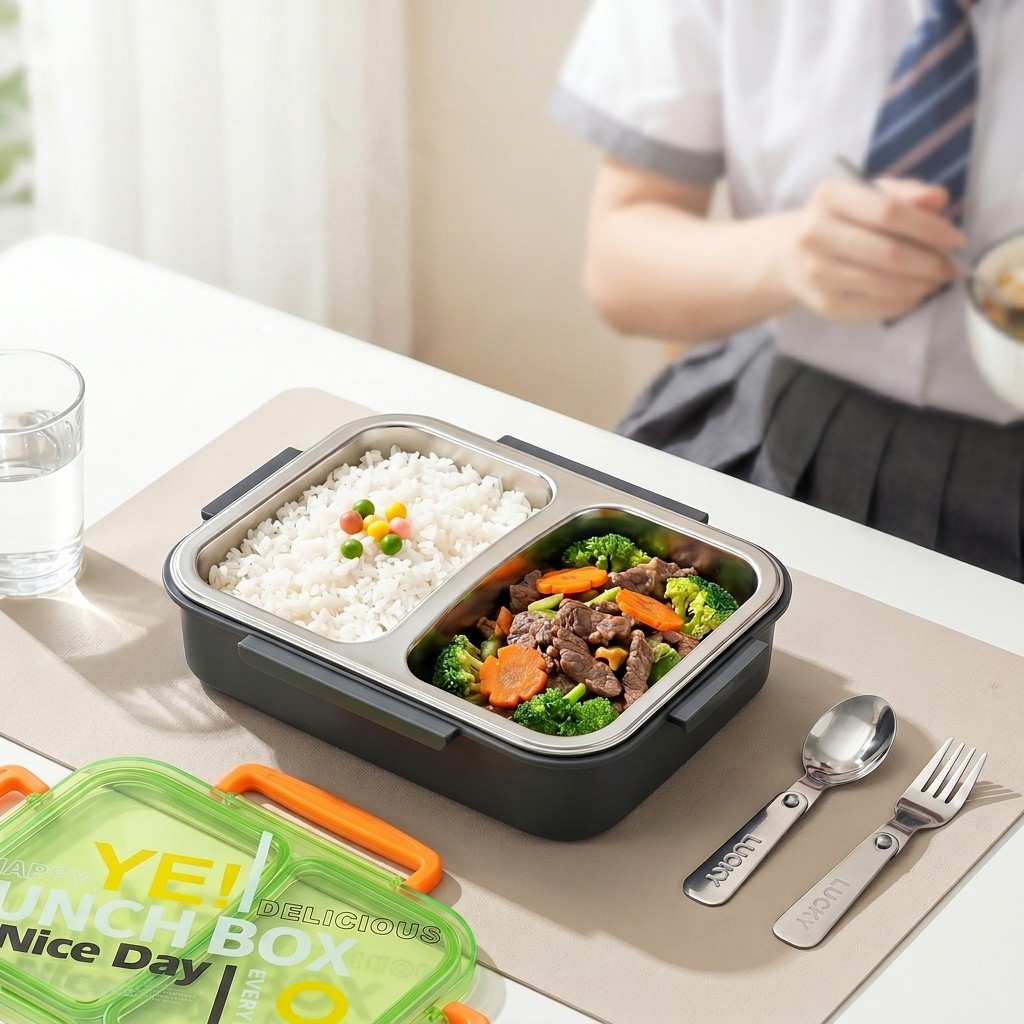 Meal Prep Kinder - Ланч-бокс из нержавеющей стали 304 для