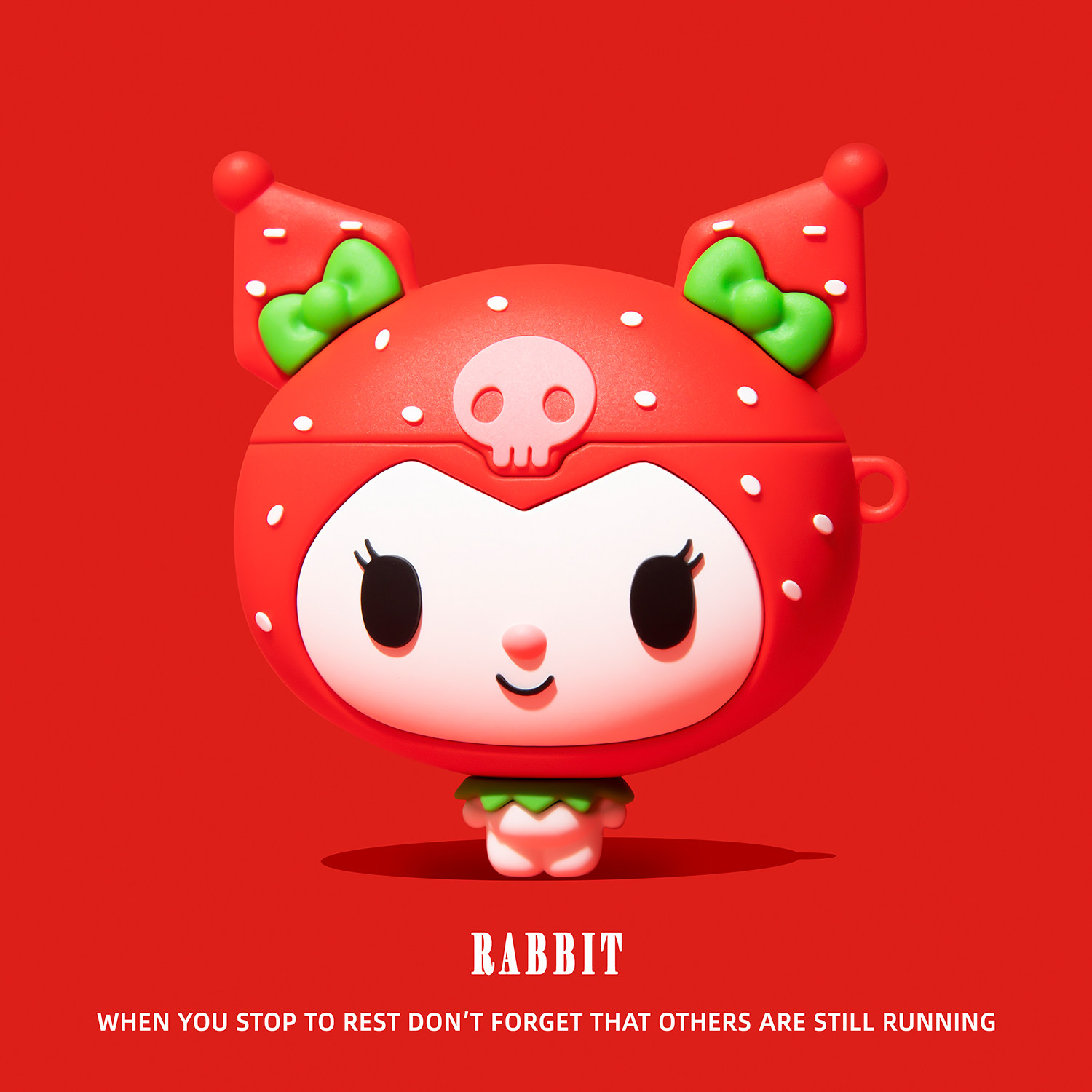 Strawberry Huller - Милый силиконовый чехол для наушников Apple