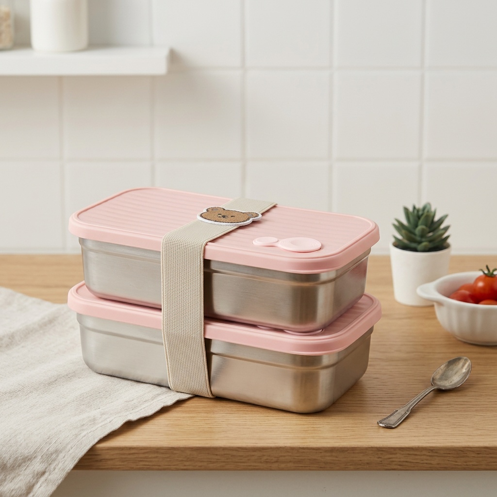 Meal Prep Kinder - Ланч-бокс из нержавеющей стали 304 для