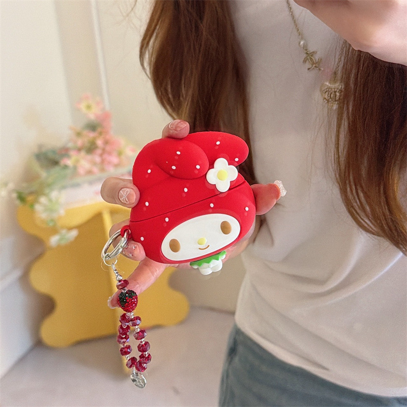 Модный чехол для наушников Red – обзор и цена Strawberry Huller