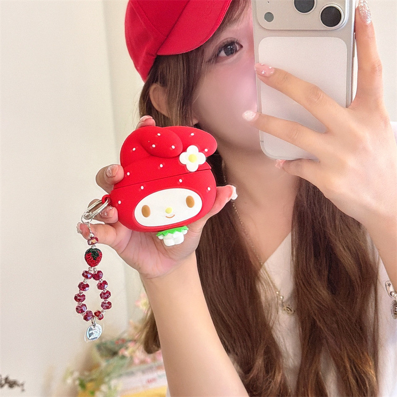 Модный чехол для наушников Red – обзор и цена Strawberry Huller