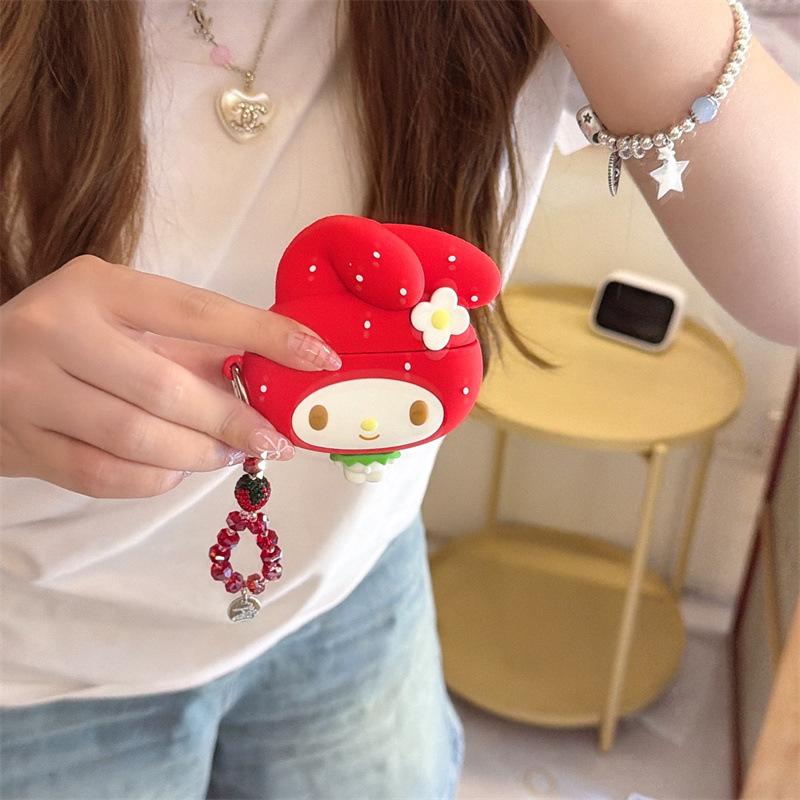 Модный чехол для наушников Red – обзор и цена Strawberry Huller