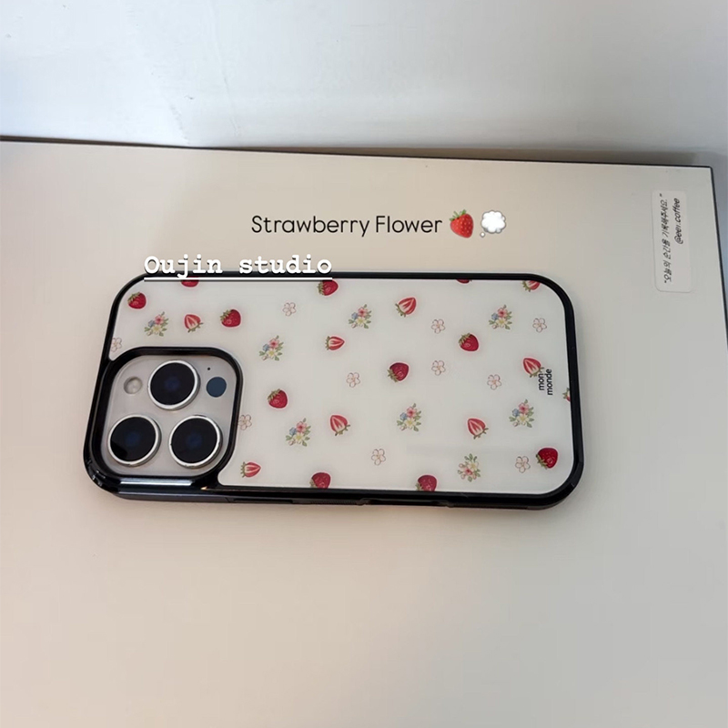 Корейский чехол для телефона с – обзор и цена Strawberry Huller