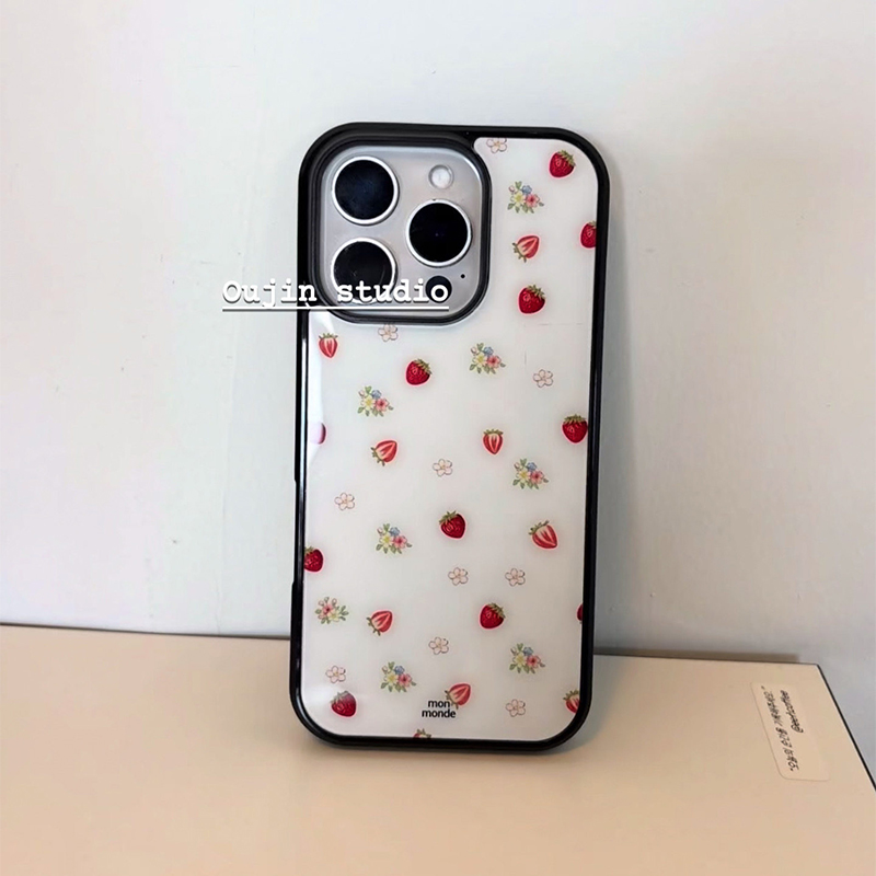 Корейский чехол для телефона с – обзор и цена Strawberry Huller