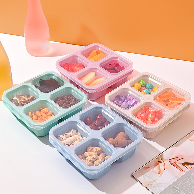 Контейнеры для закусок с 4 отд – обзор и цена Meal Prep Kinder