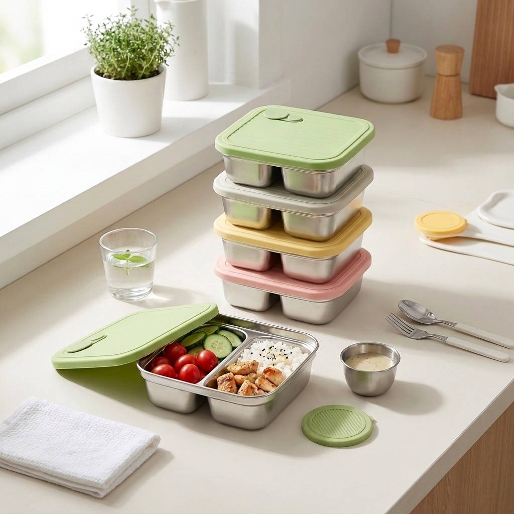 Ланч-бокс из нержавеющей стали – обзор и цена Meal Prep Kinder