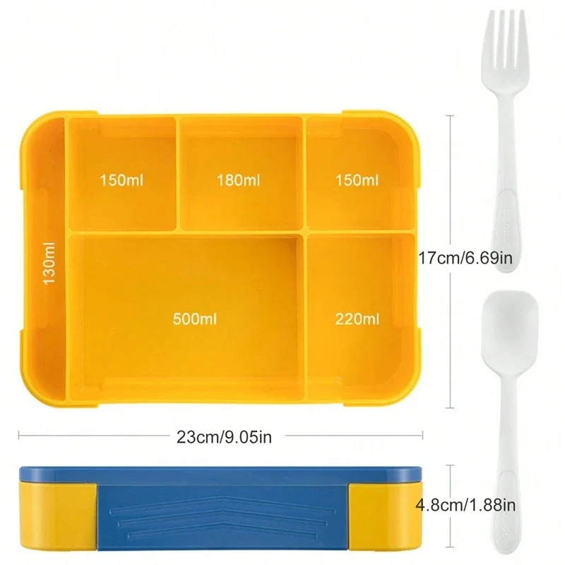 Ланч-бокс Bento 1330 мл для де – обзор и цена Meal Prep Kinder