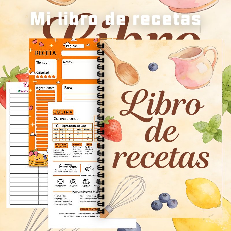 Книга рецептов на испанском яз – обзор и цена Meal Prep Healthy Recipes
