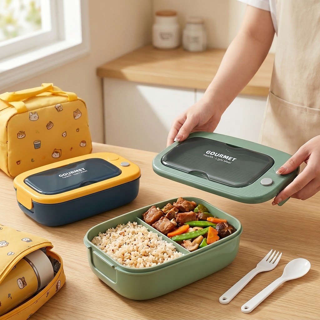 Пластиковый ланч-бокс для микр – обзор и цена Meal Prep Kinder