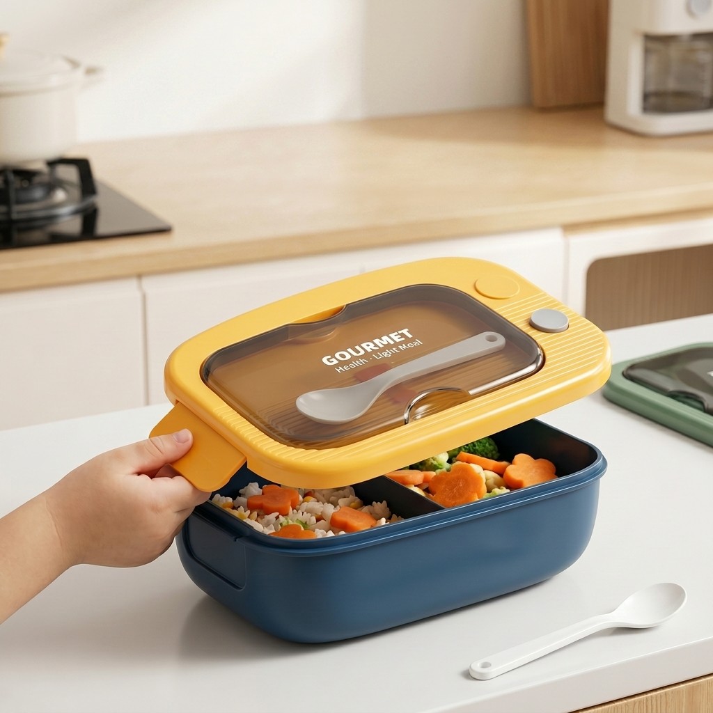 Пластиковый ланч-бокс для микр – обзор и цена Meal Prep Kinder