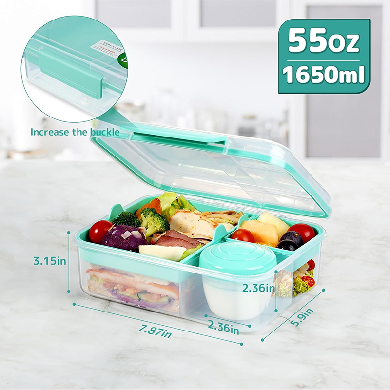 Ланч-бокс с 4 отделениями, гер – обзор и цена Meal Prep Kinder