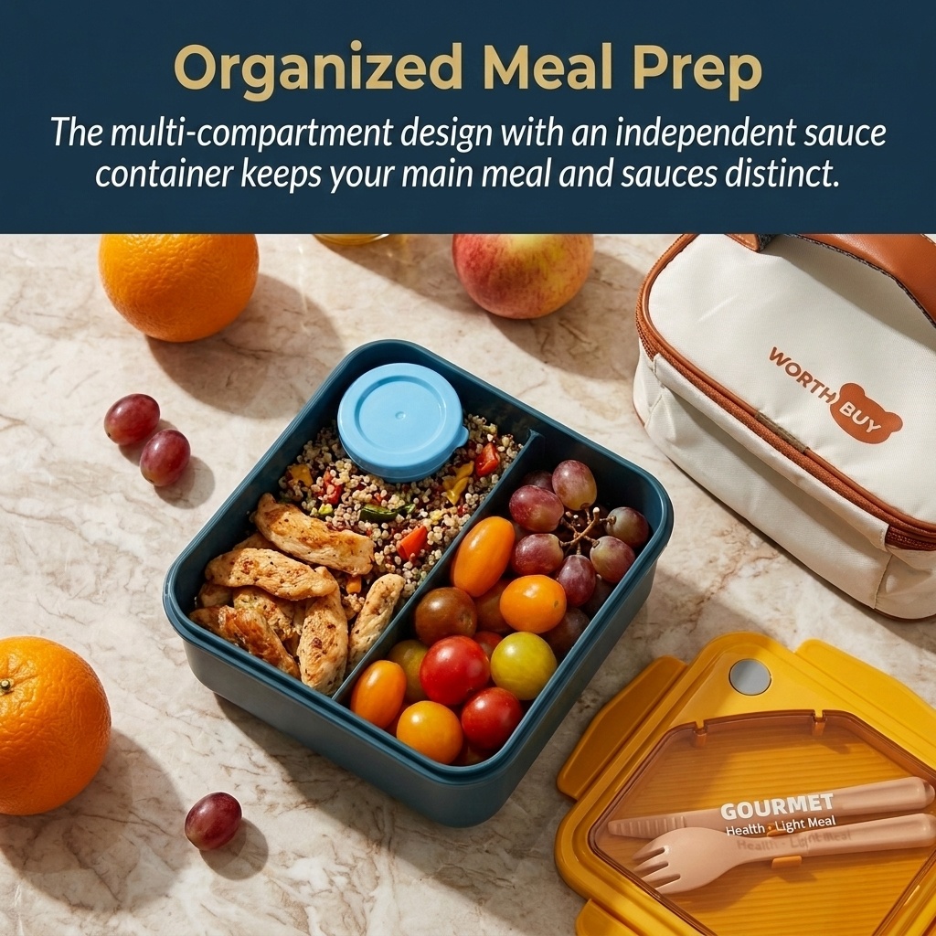 Пластиковый ланч-бокс для микр – обзор и цена Meal Prep Kinder