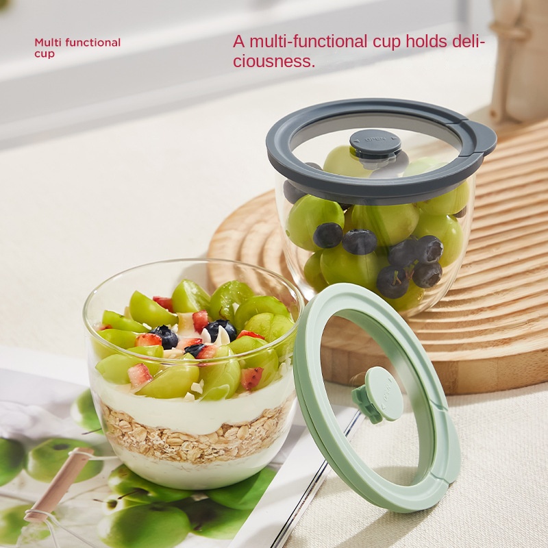 Стеклянный контейнер для овсян – обзор и цена Meal Prep Yogurt Bowl