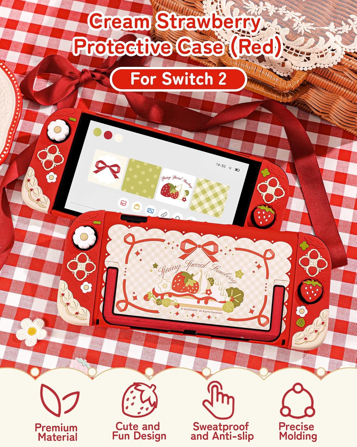 Защитный чехол GeekShare для S – обзор и цена Strawberry Huller
